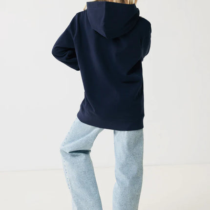 Kids recycled cotton hoodie with sidepockets - Custom Wood Designs