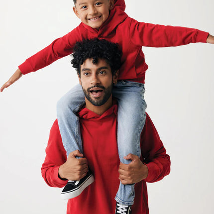 Kids recycled cotton hoodie with sidepockets - Custom Wood Designs
