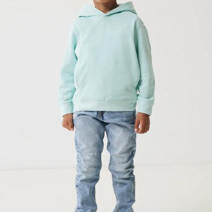 Kids recycled cotton hoodie with sidepockets - Custom Wood Designs