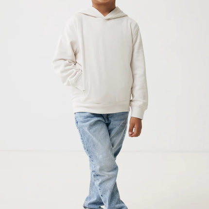 Kids recycled cotton hoodie with sidepockets - Custom Wood Designs