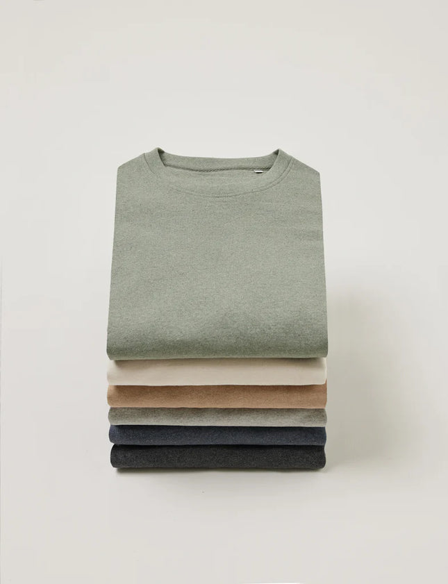 Manue recycled cotton t-shirt undyed - Custom Wood Designs