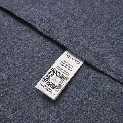 Manue recycled cotton t-shirt undyed - Custom Wood Designs