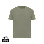 50% Recycled & 50% Organic Cotton / heather green / 83 x 81 x 0.5 cm