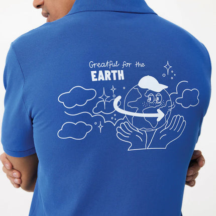 Yosemit recycled cotton pique polo - Custom Wood Designs