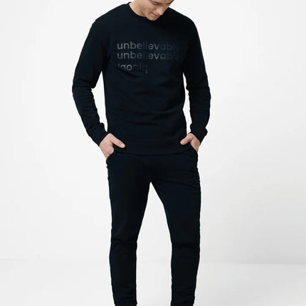 Zio recycled cotton crew neck - Custom Wood Designs