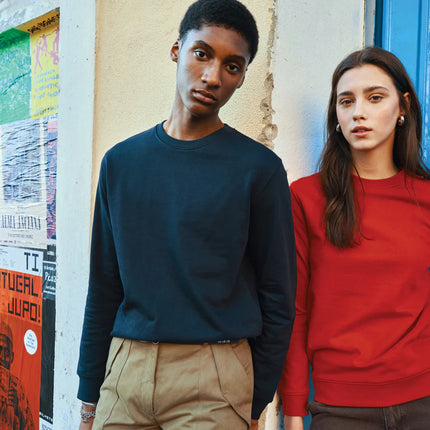 Zio recycled cotton crew neck - Custom Wood Designs