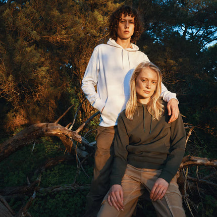 Jaspe recycled cotton hoodie - Custom Wood Designs