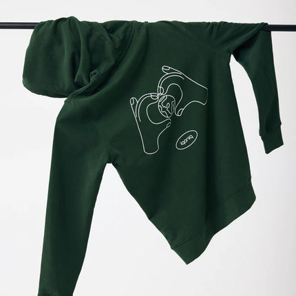 Jaspe recycled cotton hoodie - Custom Wood Designs