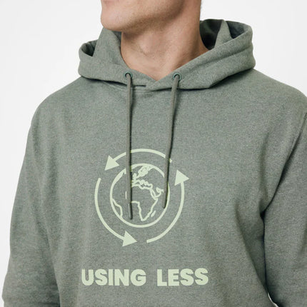 Torre recycled cotton hoodie undyed - Custom Wood Designs