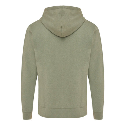 Recycled cotton zip-through hoodie by iqoniq, featuring a comfortable fit and casual style in a textile material.