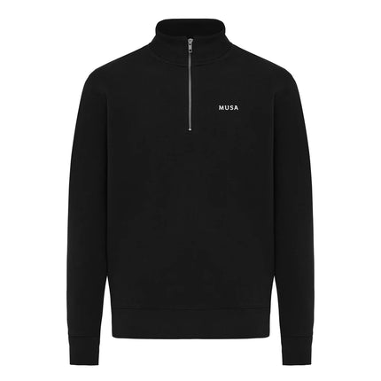 Elgon recycled cotton quarter zip sweater - Custom Wood Designs Elgon recycled cotton quarter zip sweater