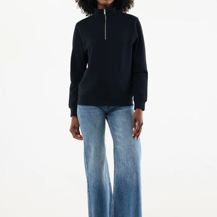 Elgon recycled cotton quarter zip sweater - Custom Wood Designs Elgon recycled cotton quarter zip sweater