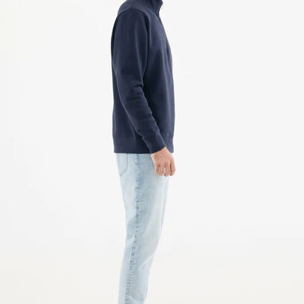 Elgon recycled cotton quarter zip sweater - Custom Wood Designs Elgon recycled cotton quarter zip sweater