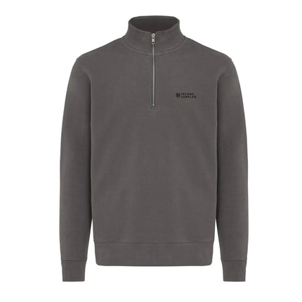 Elgon recycled cotton quarter zip sweater - Custom Wood Designs Elgon recycled cotton quarter zip sweater
