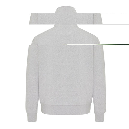 Elgon recycled cotton quarter zip sweater - Custom Wood Designs Elgon recycled cotton quarter zip sweater
