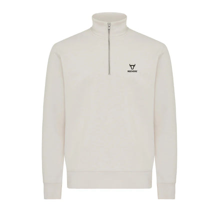 Elgon recycled cotton quarter zip sweater - Custom Wood Designs Elgon recycled cotton quarter zip sweater