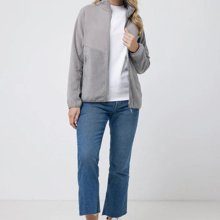 Talun recycled polyester microfleece zip through - Custom Wood Designs