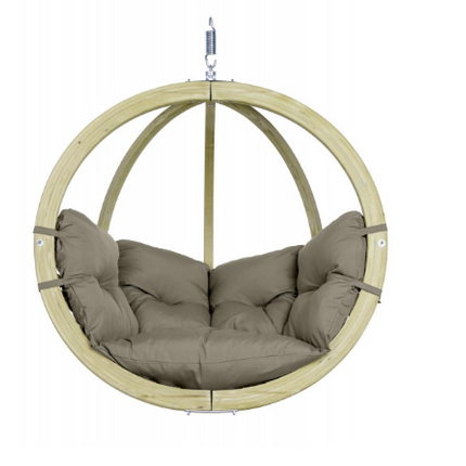 Globo Wooden Hanging Chair in Taupe – CWDH Ireland – photo 11