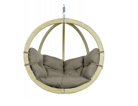 Globo Wooden Hanging Chair in Taupe – CWDH Ireland – photo 11