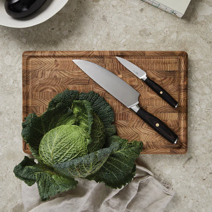 Tara steel chef's set - Custom Wood Designs