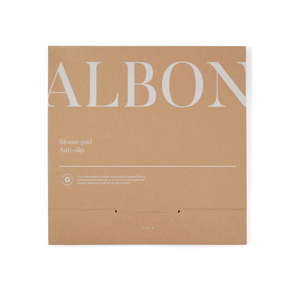 Vinga Albon GRS recycled felt mélange mouse pad with textured surface and eco-friendly design for phone and tablet accessories.