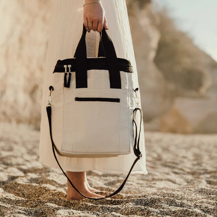Volonn recycled canvas cooler tote bag - Custom Wood Designs