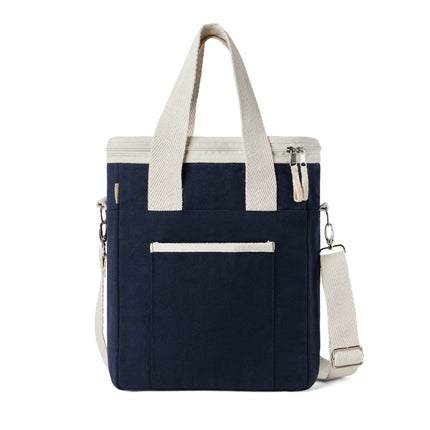 Volonn recycled canvas cooler tote bag - Custom Wood Designs