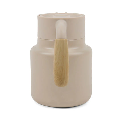 Vinga Arbe RCS Vacuum Jug 1200ml stainless steel drinkware with a sleek, polished design and secure lid for hot and cold beverages.