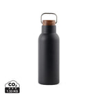 Recycled Stainless steel,Wood / black / 22 x ø 7.5 cm