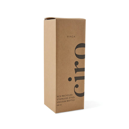 VINGA Ciro RCS recycled vacuum bottle 580ml - Custom Wood Designs
