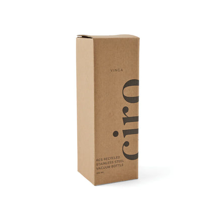 VINGA Ciro RCS recycled vacuum bottle 300ml - Custom Wood Designs