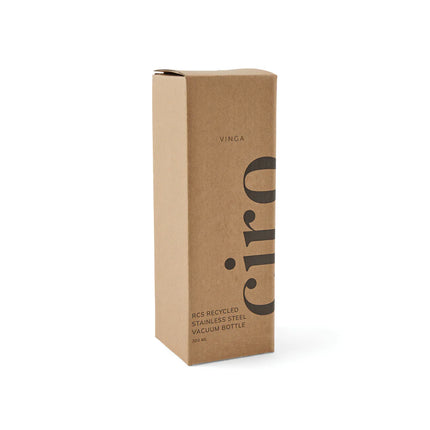 VINGA Ciro RCS recycled vacuum bottle 300ml - Custom Wood Designs