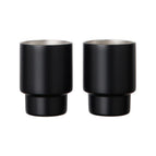 Recycled Stainless steel,Stainless steel / black / 8.5 x ø 6.5 cm