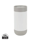 Recycled Stainless steel / white / 15.6 x ø 7.5 cm
