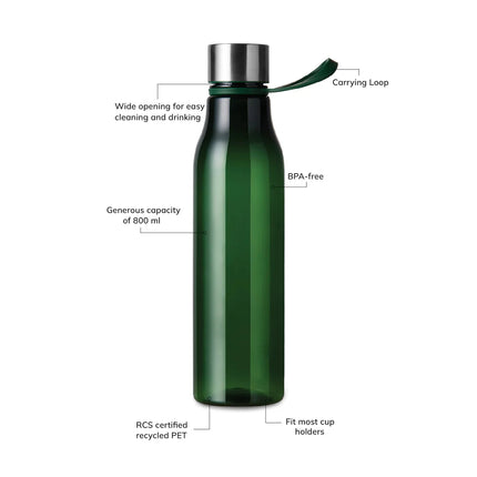 Lean RCS RPET waterbottle 800 ML - Custom Wood Designs