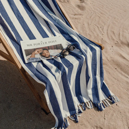 Ornos GRS recycled cotton hammam towel - Custom Wood Designs