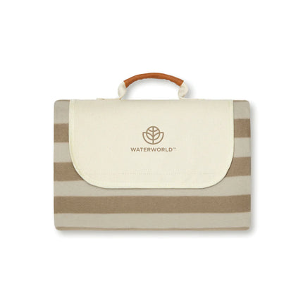 Vinga Alb GRS RPET Picnic Blanket medium, outdoor outdoor blanket with colorful pattern, made from recycled materials.