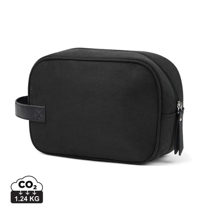 Marlo RCS recycled polyester toiletry bag - Custom Wood Designs