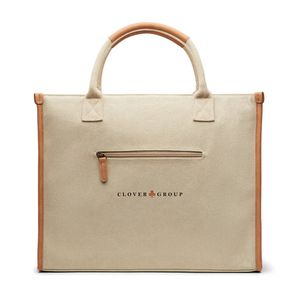 Bosler RCS recycled canvas office tote - Custom Wood Designs
