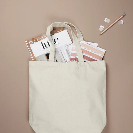 Hil AWARE™ recycled canvas tote bag - Custom Wood Designs