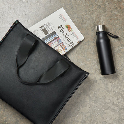 Bermon RCS recycled PU tote bag - Custom Wood Designs