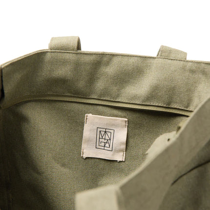 Hil AWARE™ recycled canvas zip tote - Custom Wood Designs