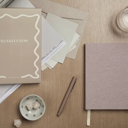 VINGA Thankfulness GRS recycled paper journal - Custom Wood Designs