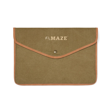 Bosle GRS recycled canvas 14" laptop sleeve - Custom Wood Designs