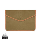 Recycled Canvas,Polyester / green / 38 x 27 x 1.8 cm