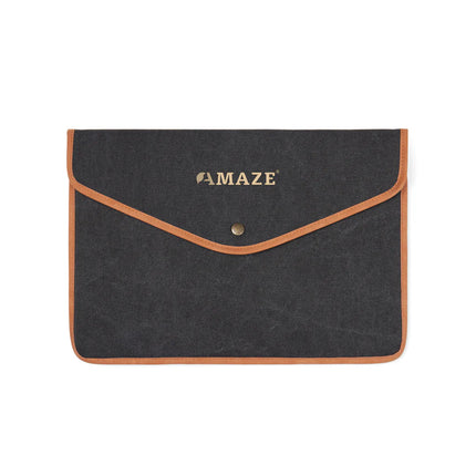 Bosle GRS recycled canvas 16" laptop sleeve - Custom Wood Designs