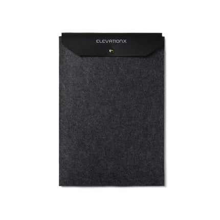 Vinga Albo GRS recycled felt 17-inch laptop sleeve with PU flap and melange finish, designed for protection and style.