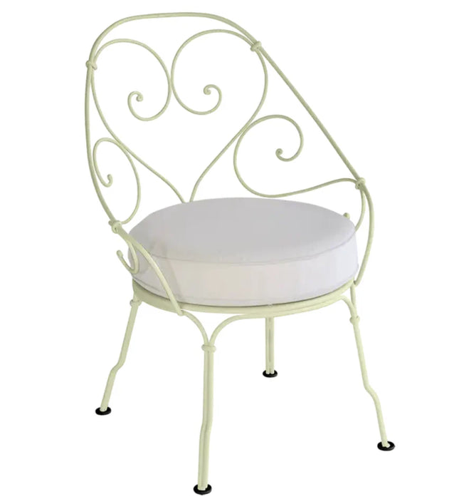 Fermob 1900 Carbriolet outdoor armchair with cushion