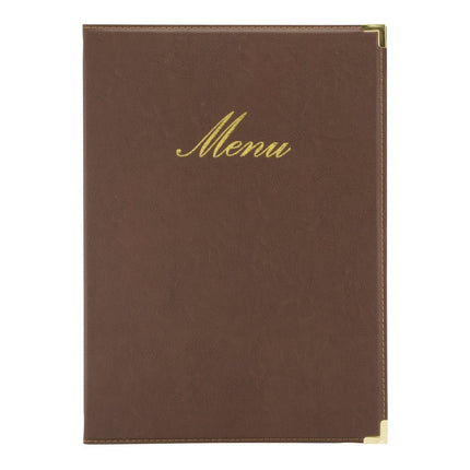 A4 leather menu x10 - hospitality