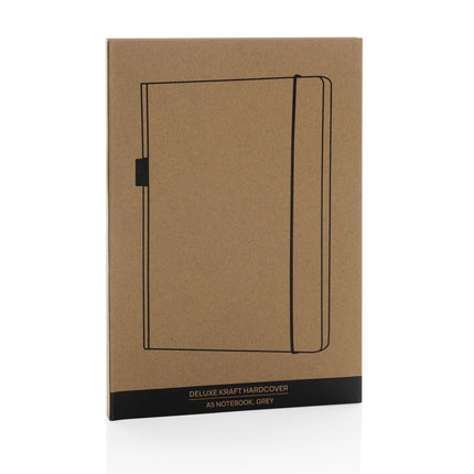 A5 deluxe kraft hardcover notebook - hospitality